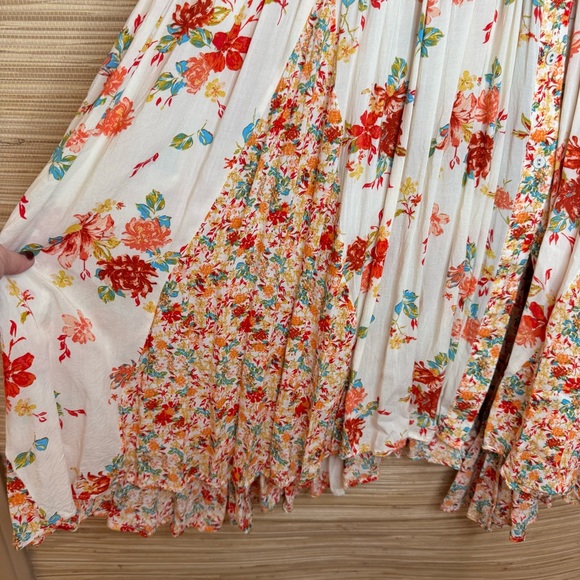 Free People Boho Floral Prairie Dress - Picture 8 of 16